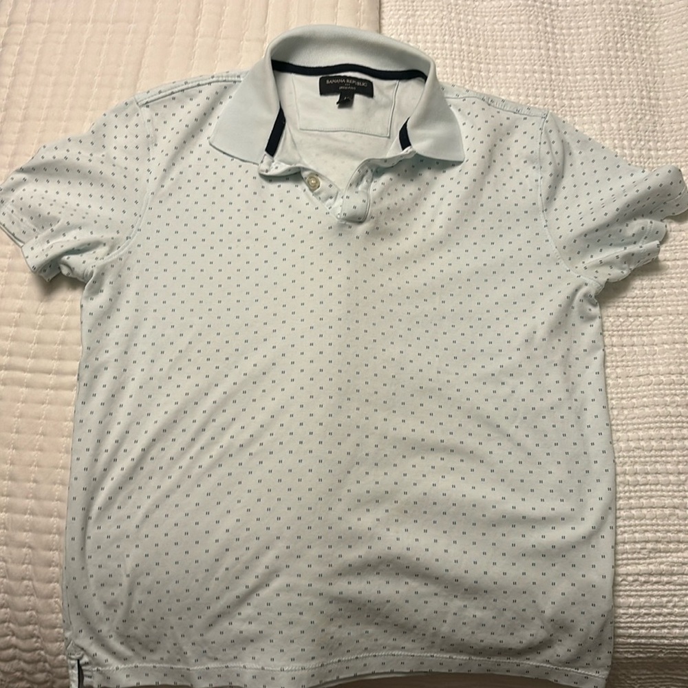 Banana Republic Pin Dot Polo